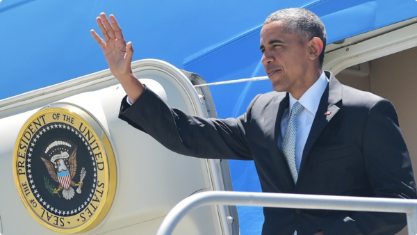 Barak Obama in un carcere dell'Oklahoma