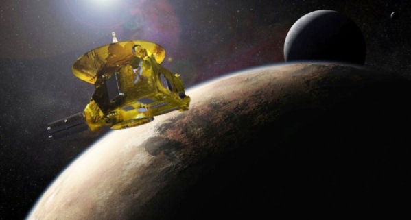 Plutone posa per New Horizons insieme alle sue lune