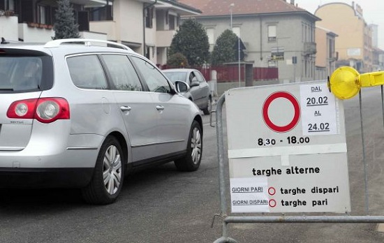 Targhe alterne a Pescara. Si parte martedì 12 gennaio 2016 con le targhe pari