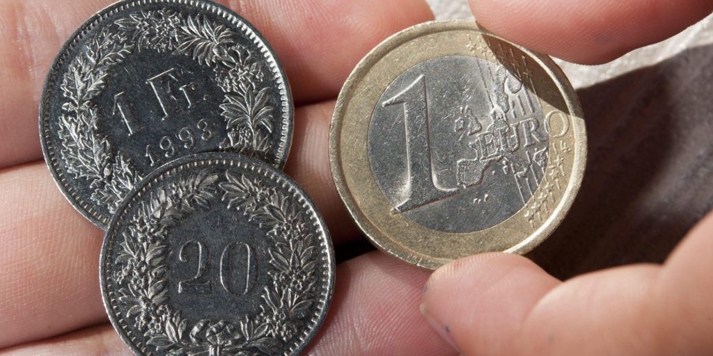 Cambio Euro Franco Svizzero dicembre 2016